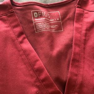 Excellent condition figs joggers  scrubs, navy Blue and Wine/burgundy.